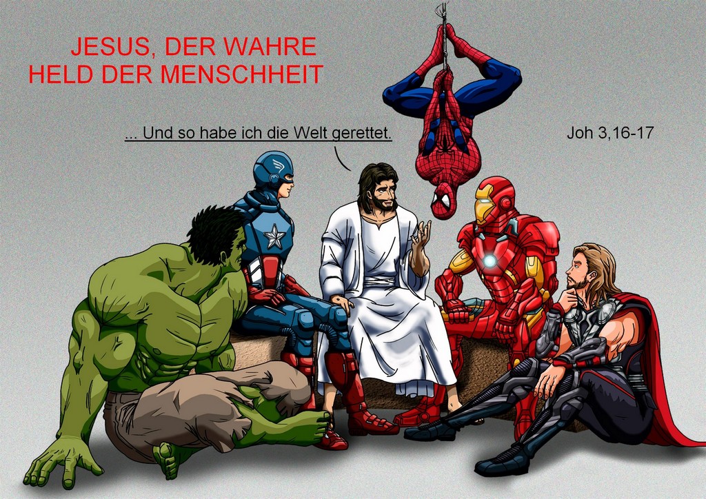 Jesus und die Superhelden